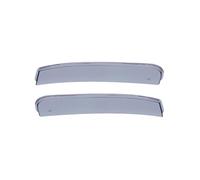 DGA Déflecteurs d'air Compatible avec Ford Transit FBD 2-Portes 2014- (2-pièces/Court), Gris