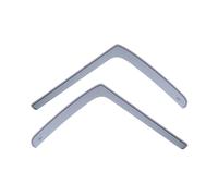 DGA Déflecteurs d'air Compatible avec Mercedes Sprinter 2005-2017 & Volkswagen Crafter 2006-2017 (2-pièces), Gris