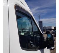 DGA Déflecteurs d'air Compatible avec Renault Master IV (F8) 2024- (2-pièces/Court)