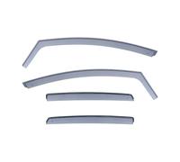 DGA Jeu de Déflecteurs d'air Compatible avec Seat Leon (5F) HB 5-Portes 2012-2020 (4-pièces), Gris