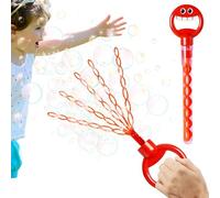 Dgayaeic Baguettes d'épées à grosses bulles,Maker Bubbles Bubble Stick Souffleur | 32 trous tenu dans la main visage souriant jouets de jardin faveurs de fête de mariage pour les activité de plein air