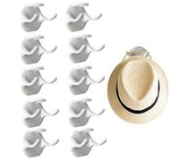 Dgayaeic Cintres muraux pour chapeaux - Crochets de rangement adhésifs | Support mural pour chapeaux - Pour placard, dressing, appartement, entrée, lieu de travail, porte de maison