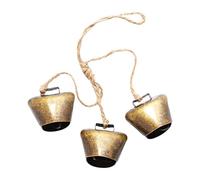 Dgayaeic Cloches De Noël Campagnardes | Décoration Vintage pour Sapin De Noël | Fournitures De Fête pour Chambre Salon Extérieur Écoles Églises Bureaux Boutiques | Décoration De Restaurant Et