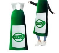 Dgayaeic Costumes d'Halloween - Vêtements drôles de sauce verte - Tenue de performance - pour fête, carnaval, scène, événement, célébration des vacances