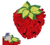 Dgayaeic Dog Slow Feeder Mat, Pet Sniffing Mat, Strawberry Shaped Slow Feeder, Interactive/Engaging, Washable and Easy to Clean, 45x35cm for Dogs Puppy Cat Rabbits Kittens