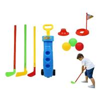 Dgayaeic Ensemble de Golf pour,Ensemble de Jouets de Golf Portables pour - de Jouets d'interaction Parent-Enfant pour Tout-Petits, pour pelouse, Jardin, Cour, arrière-Cour