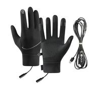 Dgayaeic Gants chauffants pour femme, étanches, alimentés par USB, chaufferettes pour l'extérieur, la randonnée, la moto, le cyclisme, le ski, les conducteurs, la course à pied, l'équitation, le vélo