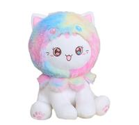 Dgayaeic Jouet en peluche souple pour chat - Chat créatif avec couvre-chef, animaux en peluche doux pour accompagner et jouer