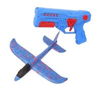 Dgayaeic Jouets de Planeur d'avion pour, Jeux de vol sûrs, Rouge/Bleu, Jouet Lanceur d'avions en Mousse, Jouets d'avion Planeur Longue Distance vol, Jeu Facile à Lancer ou à Lancer, pour Les activité