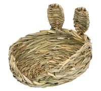 Dgayaeic Lit en pour Lapins,Tapis à mâcher en et nid - Maison pour Lapin,pour Lapins, Furets, Gerbilles, Petits Animaux, Chinchillas, Cages, Clapiers Et Habitats