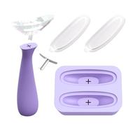 Dgayaeic Masseur Glace Visage,Rouleau De Glace Pour Visage - Soin Rafraîchissant En Silicone Pour Femmes Et Hommes Détendant Routine De Santé Soins Du Bain Spa Quotidien Modelage Des Contours