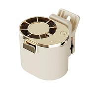 Dgayaeic Mini Ventilateur Sur Pince Compact - Réglable Orientable Sans Pales | Ventilateur USB Portable avec Pince,Pour Trajet Voyage Camping Plage Festival De Musique Vélo Transports En