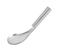 Dgayaeic Retire-coeur de - Cuillère crantée manuelle en acier inoxydable - Gadget de la cuisine séparateur à pulpes - Pour les légumes, la courge, les légumes, le hamimelon, la papaye, la maison, la