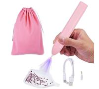 Dgayaeic Stylo Électrique à Strass pour Art - Stylos à Strass Rechargeables pour Peinture,Outil Artisanal Rechargeable avec 3 Aspirations Ajustables pour la Famille, les Ateliers et les Professeurs