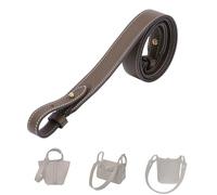 DGAZ Cuir TC Réglable Bandouliere pour Le Sac Hermes Picotin/Lindy/Evelyne, Remplacement de la Sangle de Sac à bandoulière réglable(Etoupe Grey, 2.7cm Wide, 70cm Long, Gold Studs)