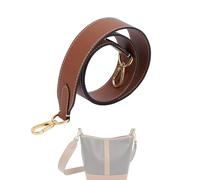 DGAZ Cuir Vachetta Réglable Bandouliere pour le sac Celine Triomphe Canvas, Remplacement de la sangle de sac à bandoulière réglable, Crossbody (3.8cm Wide, 90cm Long, White Stitching)