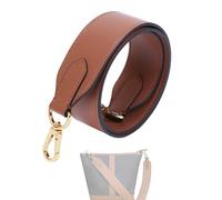 DGAZ Cuir Vachetta Réglable Bandouliere pour le sac Celine Triomphe Canvas, Remplacement de la sangle de sac à bandoulière réglable, Crossbody (3.8cm Wide, 90cm Long, Caramel Stitching)