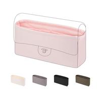 DGAZ Organisateur de Sac à Main en Soie pour Chanel CF Classic Flap, Soyeux et Lisse, Luxueux pour Fourre-tout (Small 23, Rose)