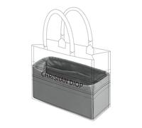 DGAZ Organisateur de Sac à Main en Soie pour Dior Booktote Mini/S/M/L, Soyeux et Lisse, Fourre-Tout de Luxe (Small, Pearl Grey)