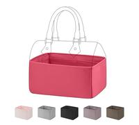 DGAZ Organisateur de Sac en Soie pour LV Speedy (20, Rose Lipstick)