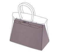 DGAZ Soie Coussin de Sac à Main Pour Sac à Main de Luxe Birkin 25/30/35/40, Organisateur de Sac à Main Soie, Femmes Organisateur de Sac à Main (BK25, Konjac Violet)