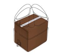 DGAZ Soie Coussin de Sac à Main Pour Sac à Main de Luxe Picotin Cargo, Organisateur de Sac à Main Soie, Femmes Organisateur de Sac à Main (Cargo18, Gold)
