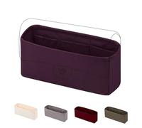DGAZ Soie Organisateur de sac à main pour Chanel CF Classic Flap, Organisateur de sac à main soyeux et lisse, Organisateur de sac à main et de fourre-tout de luxe (Jumbo 30, Fuchsia)