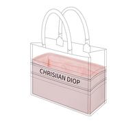 DGAZ Soie Organisateur de sac à main pour Dior Booktote Mini/S/M/L, Organisateur de sac à main soyeux et lisse, Organisateur de sac à main et de fourre-tout de luxe (Medium, Rose)