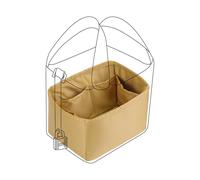 DGAZ Soie Organisateur de sac à main pour Hermès Picotin 18/22, Organisateur de sac à main et de fourre-tout de luxe (PC18, Biscuit)