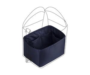 DGAZ Soie Organisateur de sac à main pour Hermès Picotin 18/22, Organisateur de sac à main et de fourre-tout de luxe (PC18, Blue Nuit)