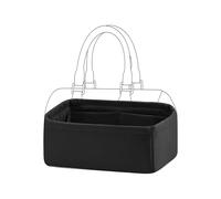 DGAZ Soie Organisateur de sac à main pour LV Speedy, Organisateur de sac à main soyeux et lisse, Organisateur de sac à main et de fourre-tout de luxe (SP16, Noir)