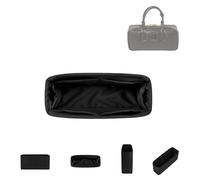 DGAZ Soie Organisateur de sac à main pour MiuMiu Arcadie Bags, Organisateur de sac à main soyeux et lisse (M Narrow, Noir)