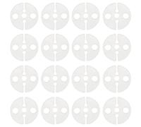 DGBRSM Lot de 100 clips ronds en plastique pour ballons de mariage, de Noël, d'anniversaire, pour nouage rapide (23 x 2 mm)