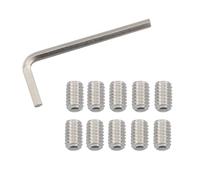 DGBRSM Lot de vis à tête plate en acier inoxydable 5/16-18 x 1/2 pour fixation de salle de bain, boutons de porte, lumières