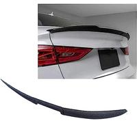 DGCS Voiture Becquets Arrière pour Audi A4 B8 Saloon 2009-2012, Auto Coffre Arrière lèvre Aileron Aile Toit Queue Aile, Modification Accessoires,B/Carbon Fiber Look