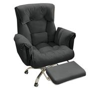 DGDHHSFJDJ Chaise de Bureau Ergonomique à Dossier Haut avec Soutien Lombaire et Design Rotatif. Dossier réglable pour s'adapter à Toutes Les morphologies/Gris/Gris Loup