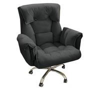 DGDHHSFJDJ Chaise de Bureau Ergonomique à Dossier Haut avec Soutien Lombaire et Design Rotatif. Dossier réglable pour s'adapter à Toutes Les morphologies/Gris/Gris Loup