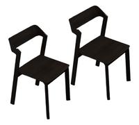 DGDHHSFJDJ Chaises de Cuisine et de Salle à Manger, chaises de Banquet Modernes, mobilier Minimaliste for la Maison, parfaites for la Cuisine, Le Salon et la décoration intérieure(Black,2PCS)