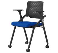 DGDHHSFJDJ Chaises de Salle de conférence à roulettes, Chaise de Bureau Pliante avec Dossier rebondissant, siège rembourré pour Salle de Formation, invité, réception, événement, capacité 330 LB