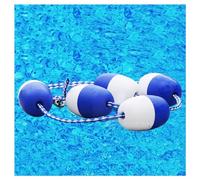 DGDHHSFJDJ Corde de séparation de sécurité pour Piscine, kit de Corde de sécurité pour Vagues de Piscine de 18 m pour Sources Chaudes et plages Peu Profondes