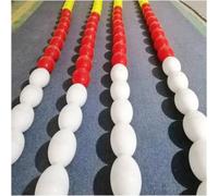 DGDHHSFJDJ Ensemble de Cordes de séparation pour couloirs de Piscine, Ensemble de Cordes de séparation de sécurité pour Piscine, Protection UV pour Plage et Parc Aquatique