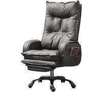 DGDHHSFJDJ Fauteuil de Bureau Ergonomique avec Repose-Pieds, pivotant et inclinable, Rangement latéral, Montage Facile - Idéal pour Le télétravail et Un Environnement de Travail Confortable