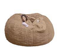 DGDHHSFJDJ Housse de canapé Confortable et Moelleuse pour Pouf géant, Housse de Rangement spacieuse en Velours, idéale pour Un dortoir ou Une Chambre familiale.