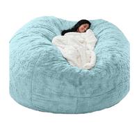 DGDHHSFJDJ Housse de Pouf généreuse de 1,60 m, 2,10 m, sans Remplissage, Emballage Vide Colossal, matériau Moelleux avec Coutures renforcées