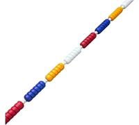 DGDHHSFJDJ Kit de séparation de couloirs de Piscine, Corde de sécurité Professionnelle avec Dispositif Flottant, Corde de séparation pour Plage/Parc Aquatique, Section Flottante