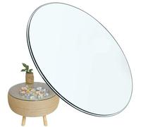 DGDHHSFJDJ Piano Del tavolo Rotondo in vetro temperato da 35 cm a 100 cm, vetro trasparente impermeabile e resistente al calore, per Sala da pranzo, tavolino da caffè, bordi lisci e Design Elegante