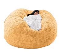 DGDHHSFJDJ Pouf géant en Velours de 2,1 m, Housse de canapé Confortable et Moelleuse, idéale pour Une Salle d'étude ou Un Espace de Loisirs.