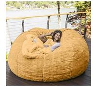 DGDHHSFJDJ Pouf Lavable de 1,60 m, 1,80 m, 2,10 m (sans Rembourrage), Grand Pouf Disponible en Plusieurs Tailles, idéal pour Chambre à Coucher ou dortoir.
