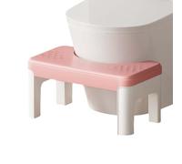 DGDHHSFJDJ Repose-Pieds Portable en Plastique - Marchepied de Toilette pour Salle de Bain et Toilettes pour soulager la Constipation - Siège Multifonction Facile à Nettoyer avec Plateau - Noir