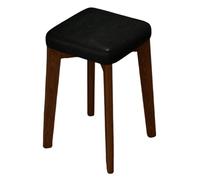 DGDHHSFJDJ Solid Wood Comfy Upholstered Side Chairs Set of 1/2/4, Kitchen Chairs, Suitable Kitchen & Dining Room Farmhouse Cafe(Black,1PCS)